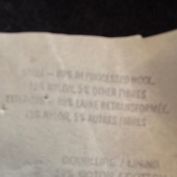 Vintage Gallery by Fennelli navy double breasted pea coat wool blend - Picture 17 of 17